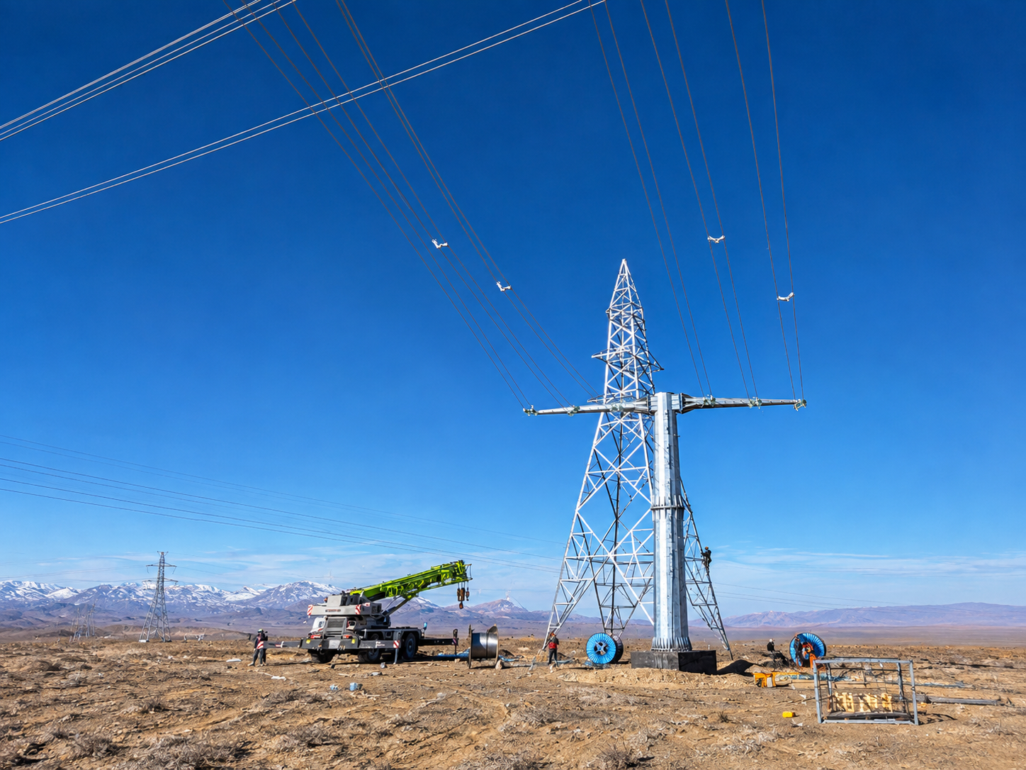 33 kV transmission line of Kaveh Methanol power plant gallery image 1